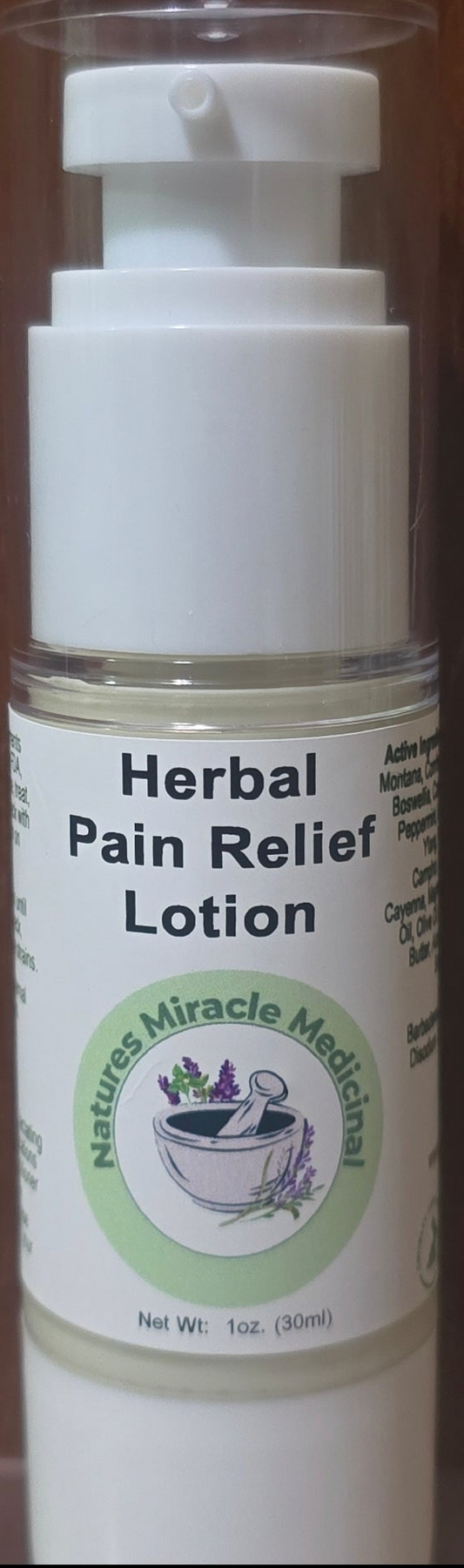 Herbal Pain Relief Lotion